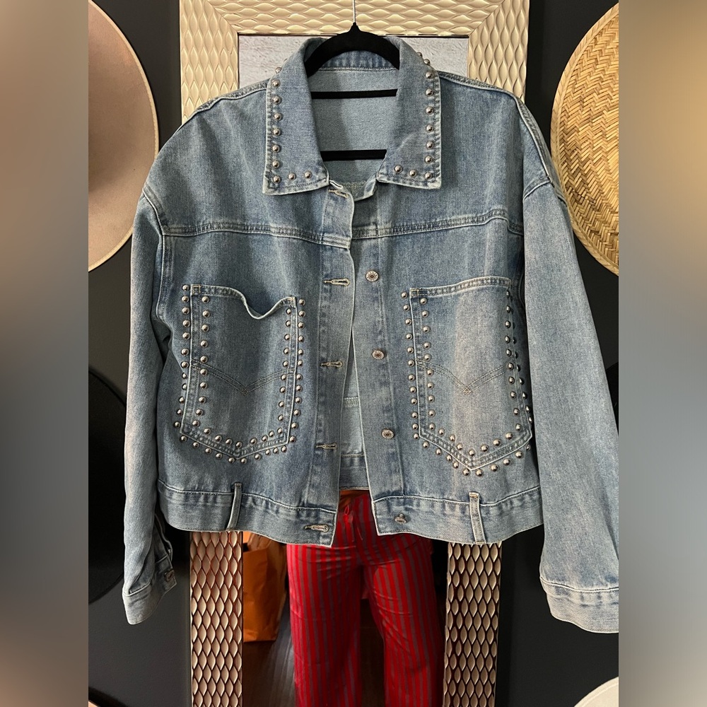 Studded Denim jacket